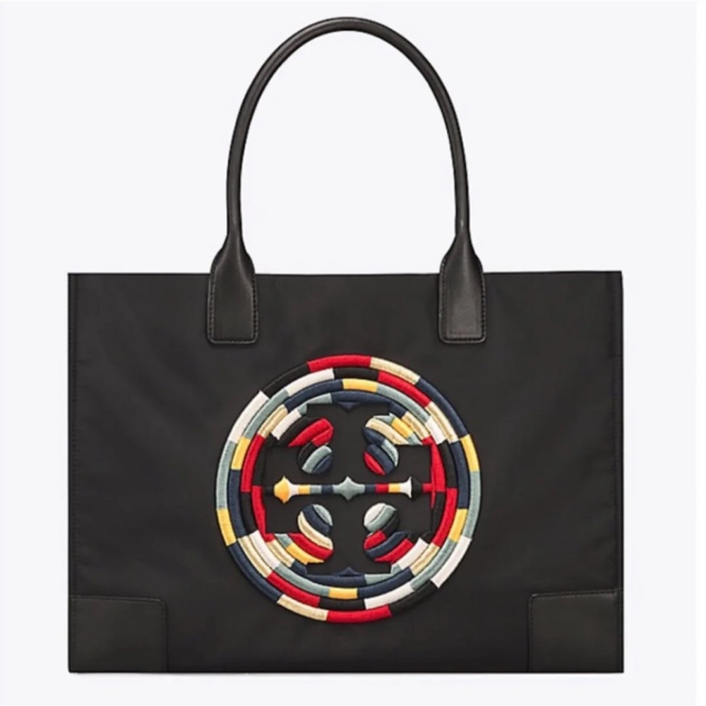 Tory Burch Embroidered Ella Tote